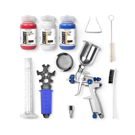 cerakote tester bottle|cerakote spray gun kit.